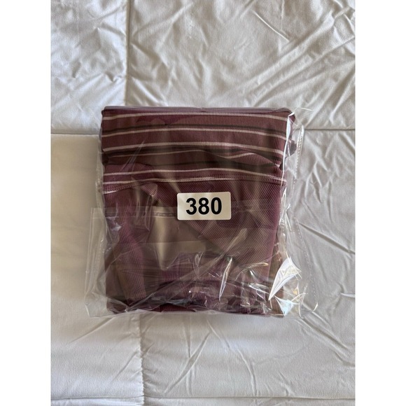 Spiritual Gangster burgundy stripe leggings wrap front love sculpt Size XS EUC - Picture 12 of 12